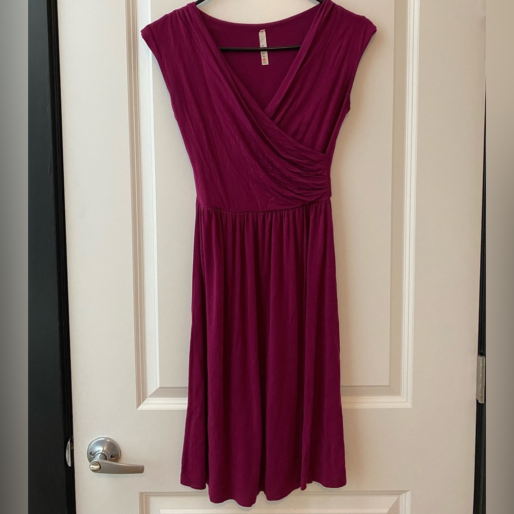 XS stretchy top wrap dress